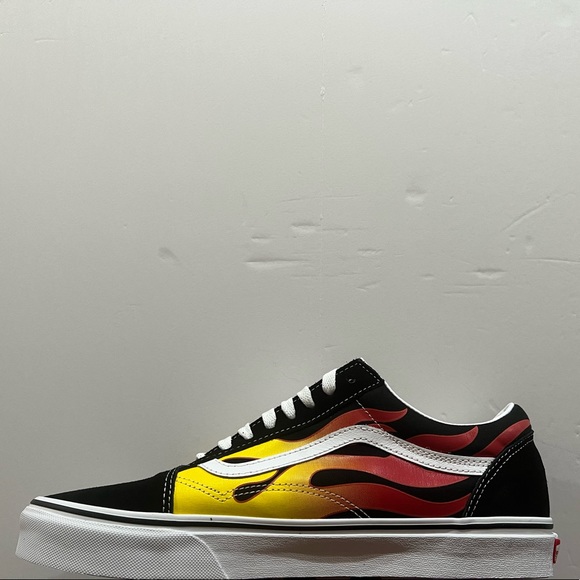 Vans, Old Skool, VN0A38G1PHN, Flames - Picture 4 of 12